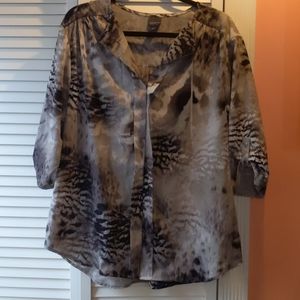 Black and White blouse